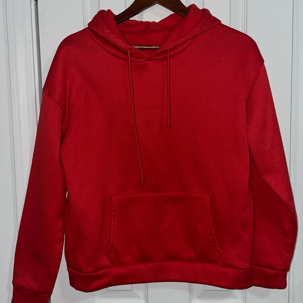 5 for $20🫟🛍️🔵 SHEIN Red Hoodie. Size small - Picture 3 of 5